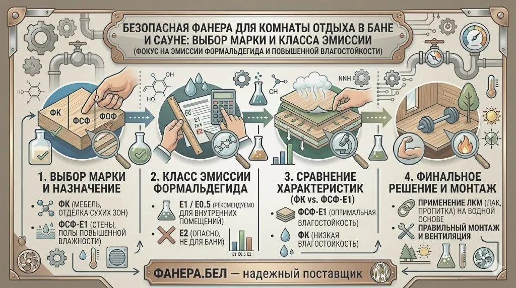 Фанера для бани и сауны: какую марку безопасно использовать в комнате отдыха